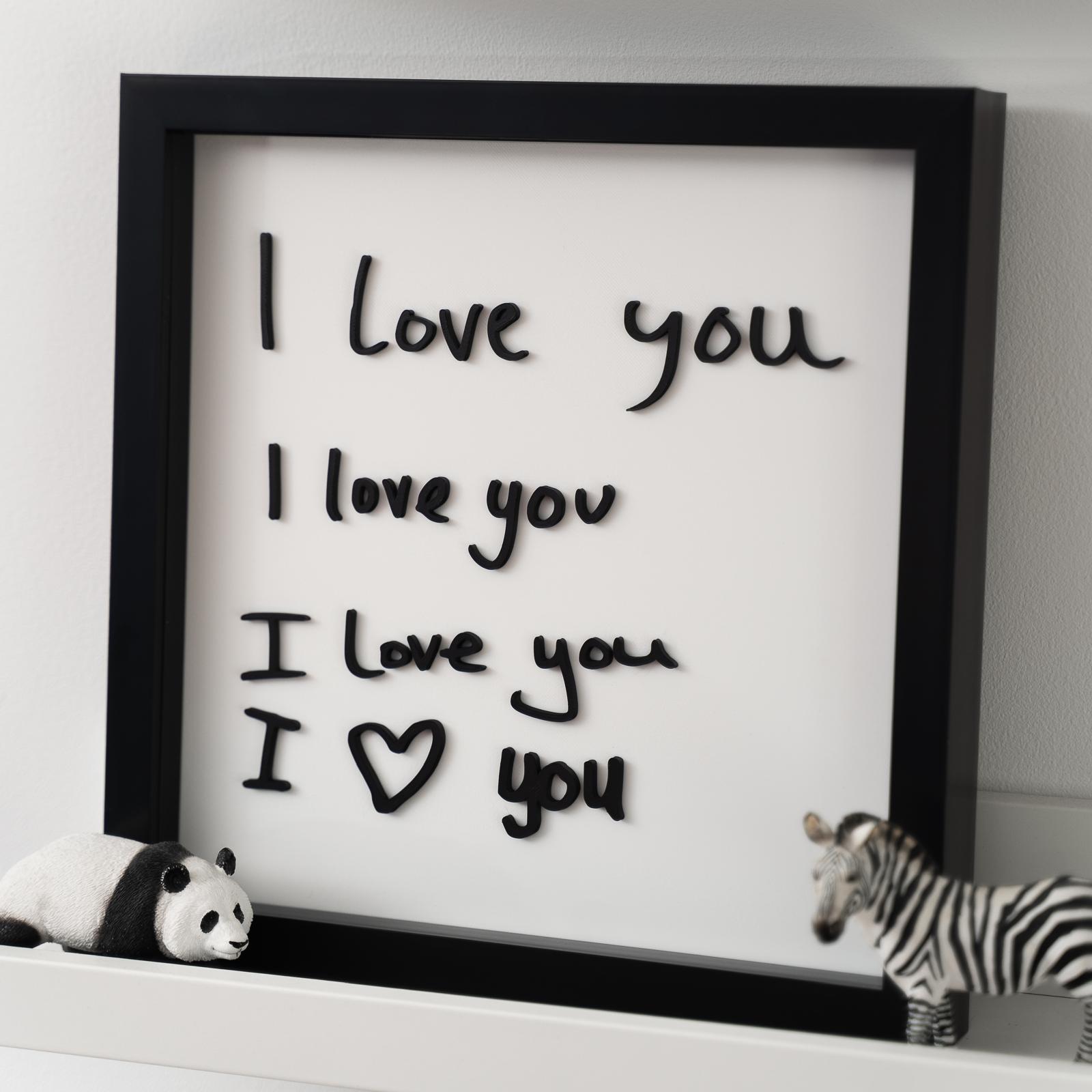 I Love You Frame