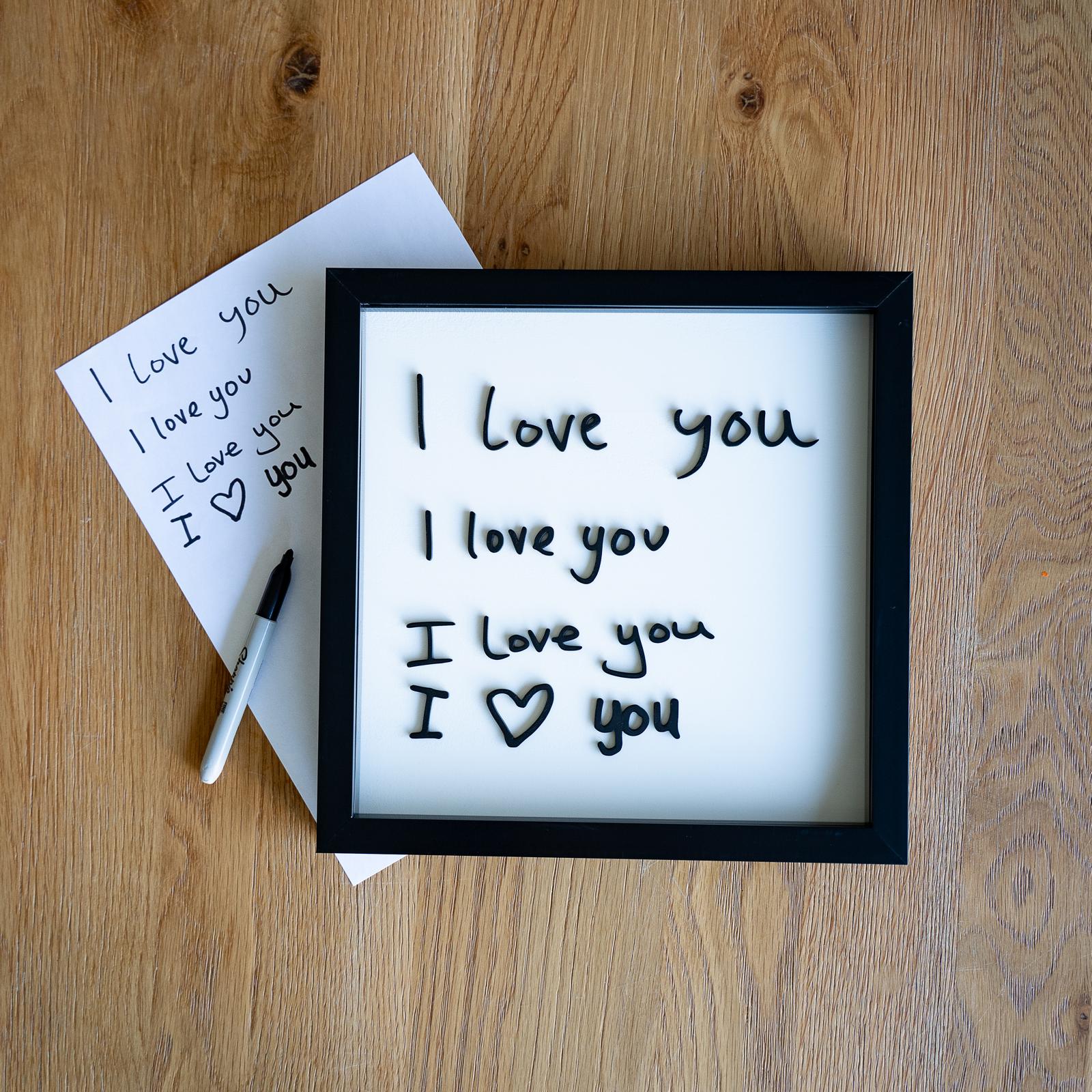 I Love You Frame
