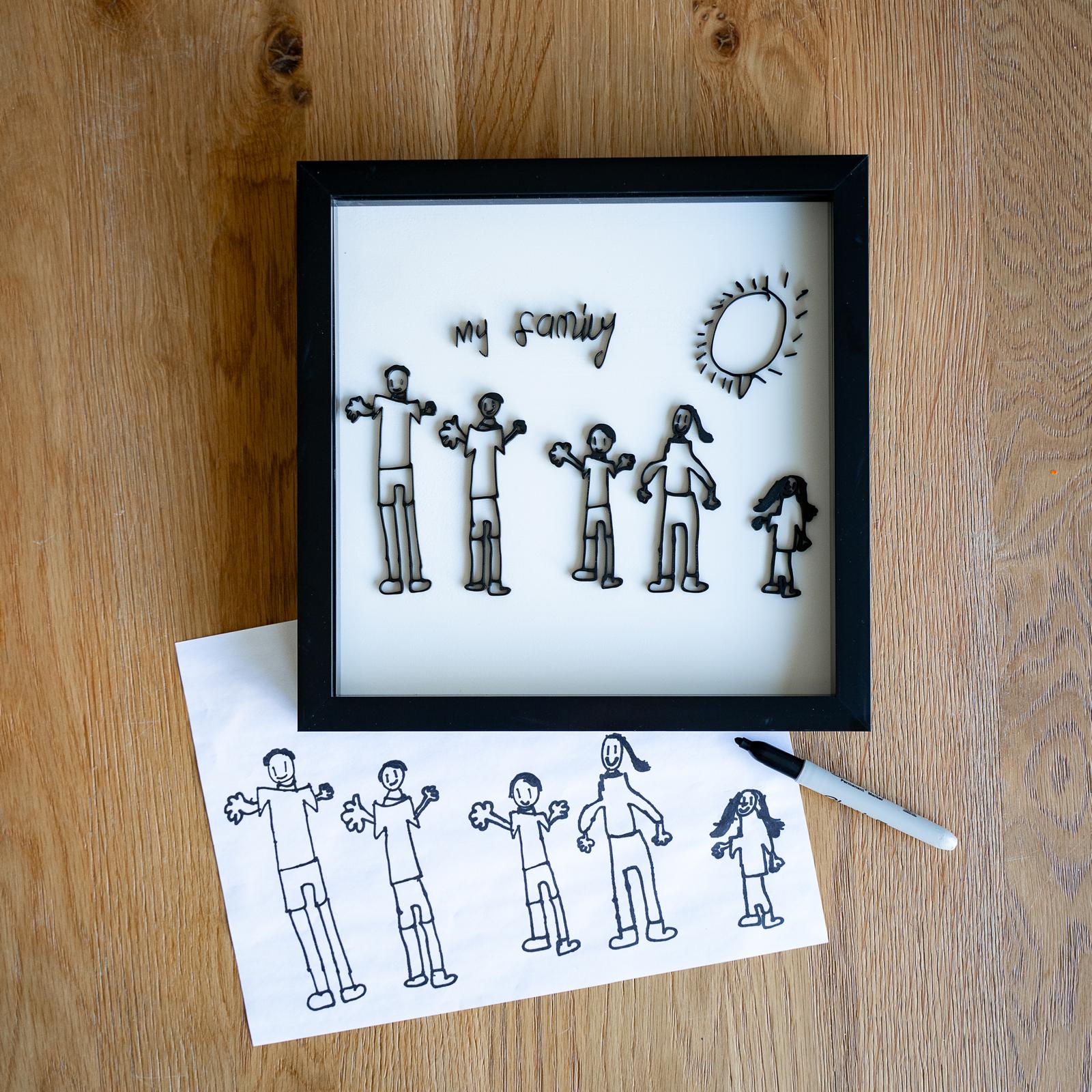 Framed Drawing Print