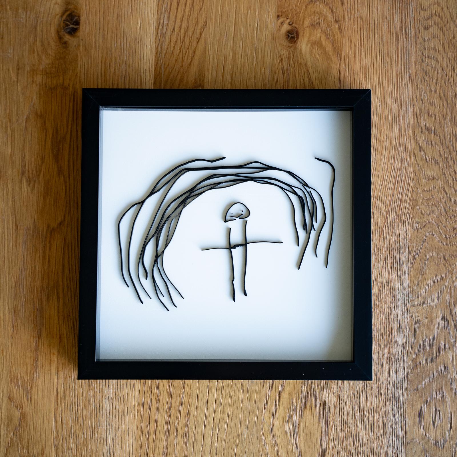 Framed Drawing Print
