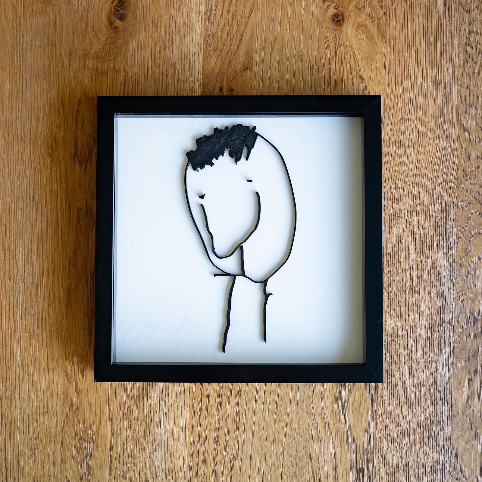 Framed Drawing Print